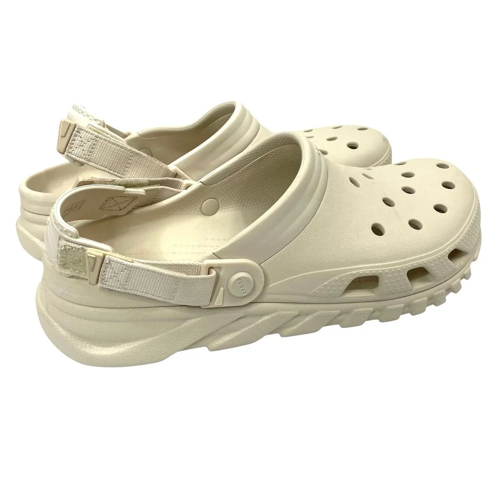 NEW Crocs Duet Max II Clogs Size 11 Mens stucco cream‎